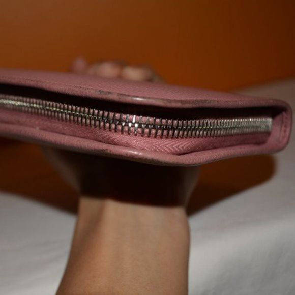 𝅺SAINT Laurent Light Pink Long zippy wallet - Picture 5 of 6